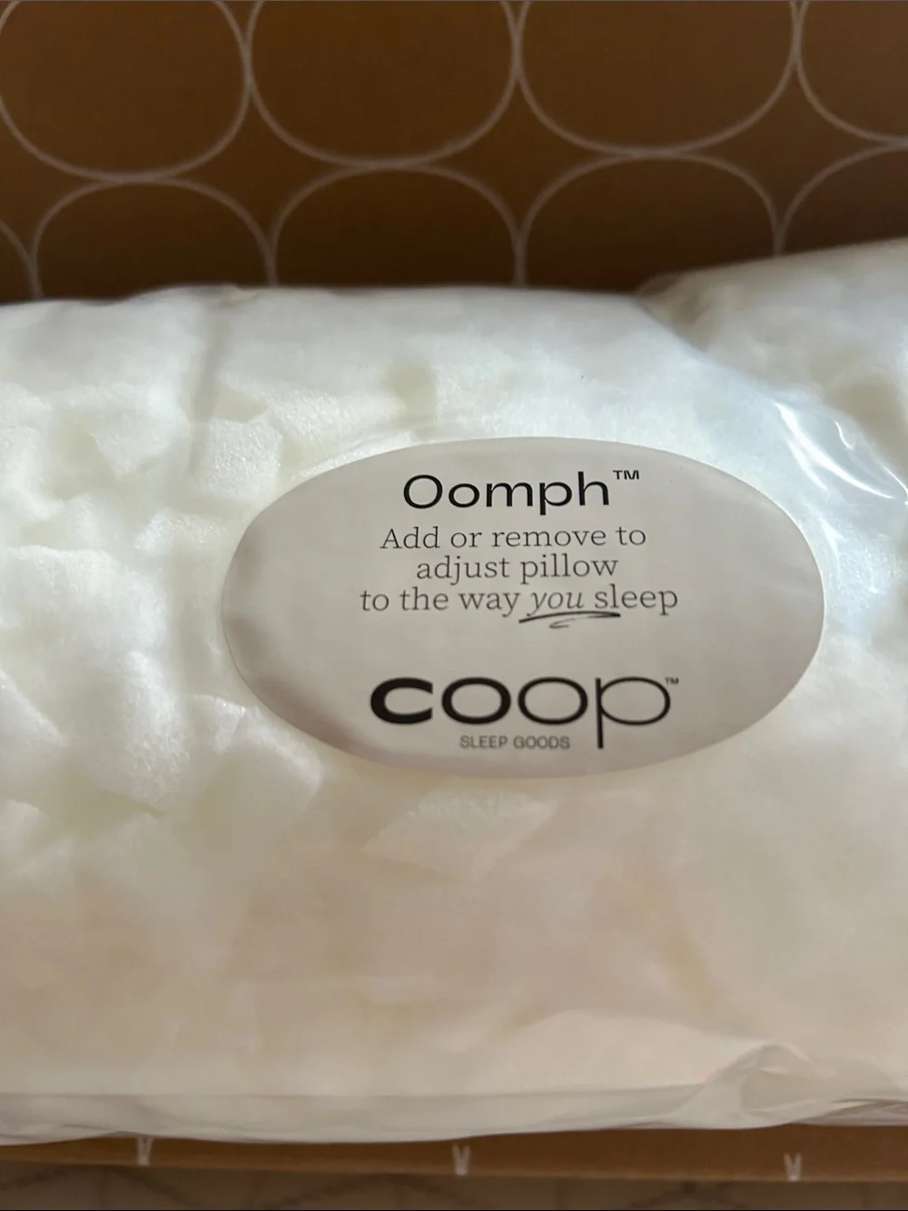 COOP The Original Pillow Queen Size, NWT SEALED.